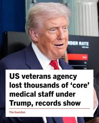 BREAKING 🚨 This is so freaking negligent. Under Trump — who claims he  “loves” our vets, yet closes their hospitals, raises their taxes, and makes  their working conditions so unpleasant they leave