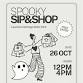 Spooky Sip & Shop event image