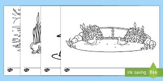 School's out for summer, so keep kids of all ages busy with summer coloring sheets. Pond Colouring Pages Art Primary Educational Resources