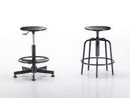 Drafting Stools Total Black Style Arredamento Metallico Mobili Arredamento