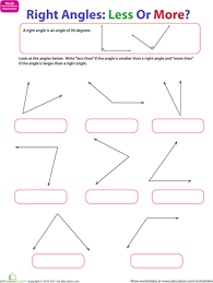 Right Angles Geometry Worksheet Education Com Geometry Worksheets Math Geometry Third Grade Math Worksheets