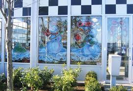 The Graphic Garden Design Studio Window Painting Painting Christmas Window Painting