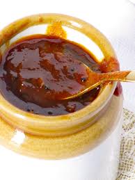 Plateful Ginger In Sweet Tamarind Sauce Inji Puli Tamarind Sauce Trini Food Caribbean Recipes