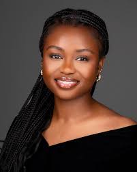 👑 Princess Sharon Katoh-Jones 🎩 Escorted by Kenneth Jones 📚 Attends  Texas Academy of Leadership in Humanities ✨ Representing her own nonprofit,  Healing Hands ❤️ Enjoys lifting, listening to music, and watching