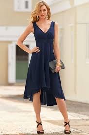 Boston Proper Flowy Hi Lo Dress Navy Cocktail Dress Casual Cocktail Dress Dressy Casual Wedding