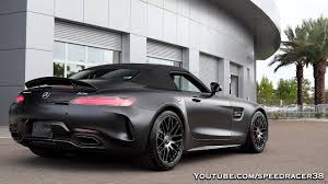 Matte Black Mercedes Benz Amg Gt C Edition 50 Youtube