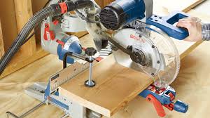 The blade in the down position keeps the saw safe for carrying. Cm10gd 10 In Dual Bevel Glide Miter Saw Bosch Power Tools