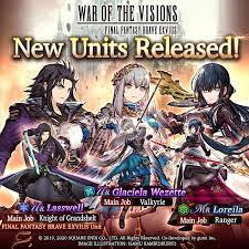 Final fantasy brave exvius type: New Units Final Fantasy Brave Exvius War Of The Visions Facebook