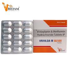 Vildagliptin (50mg) + Metformin (500mg) Tablet at ₹ 126/stripe | Pharmaceutical Medicine in Nashik | ID: 2850379208855
