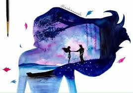 Can You Paint With All The Colors Of The Wind Disney Drawings Watercolor Disney Disney Art