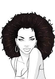 How To Draw Afro Hair For Beginners | I Draw Fashion