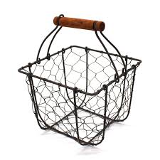 Will i be sorry later if i dont paint it now, or not. Square Chicken Wire Egg Basket Fruit Basket With Wooden Handle Primitives Vintage Gathering Basket Rusty Buy Bread Eggs Vegetables Veggies Snacks Display Collecting Show Holder Office Bathroom Rooms Party Hotel Restaurant Shop