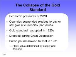 The country effectively abandoned the gold standard in 1933, and completely severed the link between the dollar and gold in 1971. The International Monetary System And The Balance Of Payments Ppt Download