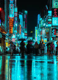 Loved The Rainy Nights In Tokyo I Miss It Every Day Raining Rainy Night Rainy Photography City Lights At Night