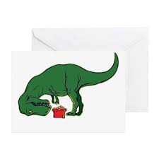 T Rex Hates Presents Greeting Card By Ramona Cafepress Funny Christmas Greeting Cards Baby Birthday Card Funny Birthday Cards