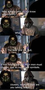 Who Are You Who Do Not Know Your History What The Bear And The Bull If