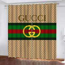 It includes one duvet cover and two pillow shams, all made with hypoallergenic and moisture wicking microfiber. Gucci Curtain Sets