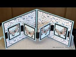 The hidden panels on both the front and inside of these fun fold cards will take your paper crafting to a new level. No 451 W Fancy Fold Card Janb Uk 7 Top Stampin Up Independent Demonstrator Youtube Fancy Fold Cards Card Making Tutorials Fancy Folds