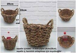 Sd30463 Dekoratif Kulplu No1 Derin Hasir Sepet Sepetler Urunler