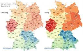 Vorwahlnummern Deutschlandkarte Karte Deutschland Deutschlandkarte Karten