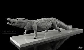 Nile Crocodile 3d Model T Pose Lowpoly Subd Highpoly Decimated Flippednormals In 2020 Walking Poses Nile Crocodile Crocodile