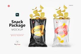 Download Stick Sachet Mockup Half Side View Creative Product Mockups Creative Market