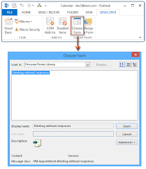 How To Send Meeting Request Without Response Required In Outlook