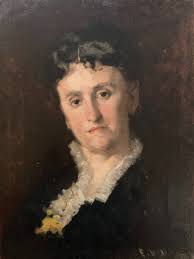 Proantic: Eugène Vidal (1850-1906), Portrait Of A Woman, Oil On Canvas