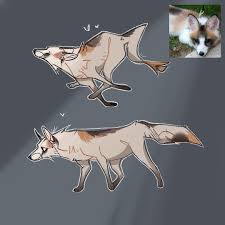 Paper53 On Instagram Marble Fox Marblefox Fox Foxdrawing T Procreateartist Procreate Procreateap Fox Drawing Anime Wolf Fox