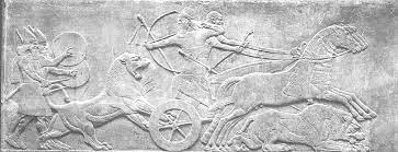Where did ashurnasirpal shoot arrows at the lions? All Mesopotamia Arthistorita Assurnasirpal Ii Killing Lions