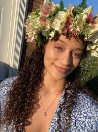 Simple elegant white/soft pink nails for wedding