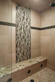 Bathrooms Design Lovely Shower Area Idea With Sweet Mosaic Tiles Accent Bathroom Tile Glass Wall Pieces Shower Tile Designs Shower Tile Master Bathroom Shower