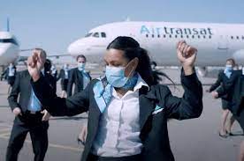 Cabin crew, flight attendant, cabin attendant, air hostess, flight crew, etc. Pax Video Watch Air Transat Nail The Jerusalema Dance Challenge