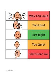 Speech Volume Chart Freebie