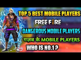 Free fire is the ultimate survival shooter game available on mobile. Top 8 Best Mobile Player In The World Garena Free Fire Youtube