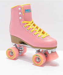 Impala quad roller skates pink yellow sz 9 vegan in hand ships today. Impala Pink Yellow Roller Skates Zumiez