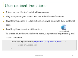 You will notice that our new function is similar to prototype's string.prototype.camelize() function. Introduction To Javascript Bhawna Mallick 2 Unit Objectives To Explain The Necessity Of Scripting To Explain Writing Client Side Scripting Using Javascript Ppt Download