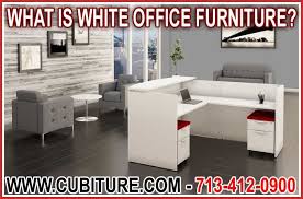 White Office Furniture Such As Chairs Desks And Even Cubicles And Casegoods Can Offer Ultimate Comfort White Office Furniture White Office Office Furniture