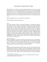 Clearly define what it is, the parties involved, and provide sufficient background. Irac Essay Pdf Negligence Brief Law