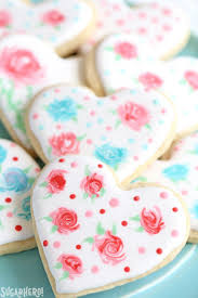 Valentine S Day Sugar Cookies Classic Sugar Cookies Decorated With Royal Icing In A Vari Valentine S Day Sugar Cookies Flower Cookies Valentine Sugar Cookies