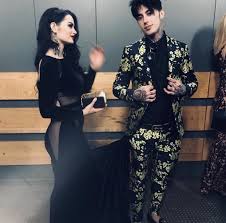 Wwe Superstar Paige Saraya Jade Bevis With Her Boyfriend Musician Ronnie Radke Arriving At The 2019 Wwe Hal Ronnie Radke Falling In Reverse Saraya Jade Bevis