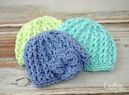 Crochet Preemie Hat With Newborn Sizing Cre8tion Crochet Crochet Preemie Hats Crochet Hats Preemie Crochet