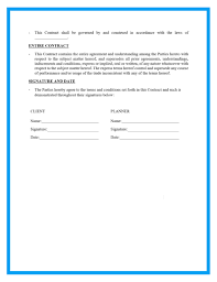 Bay news 9 interview with marry me tampa bay editor anna coats read our advice about coronoavirus and your wedding. Wedding Planner Contract With Downloadable Sample Template