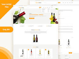Download Ecommerce Winecheers 24 Psd Search By Muzli