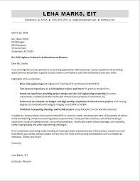 Civil Engineering Cover Letter Sample Monster Com