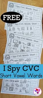 i spy cvc short vowel words 3 dinosaurs