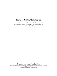 Ethics of Artificial Intelligence