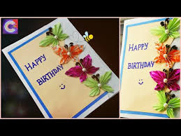 When you're a kid, every birthday is a big deal. Easy Handmade Birthday Greeting Card Designs