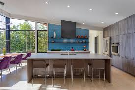 Look at the style of your home when getting kitchen backsplash ideas. Trendy Colorful Kitchen Backsplashes From Blue And Green To Copper And Black