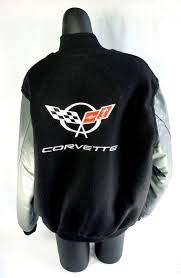 Chevy Corvette Holloway Varsity Jacket Leather Wool Size L Etsy Varsity Jacket Outerwear Jackets Jacket Brands